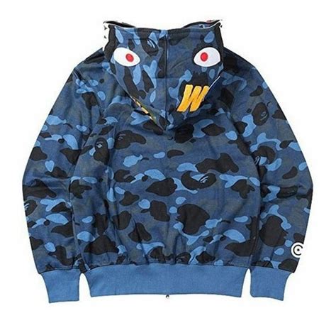 Sudadera Con Capucha Shark Ape Bape A Ba Arse Calavera Parcelamento