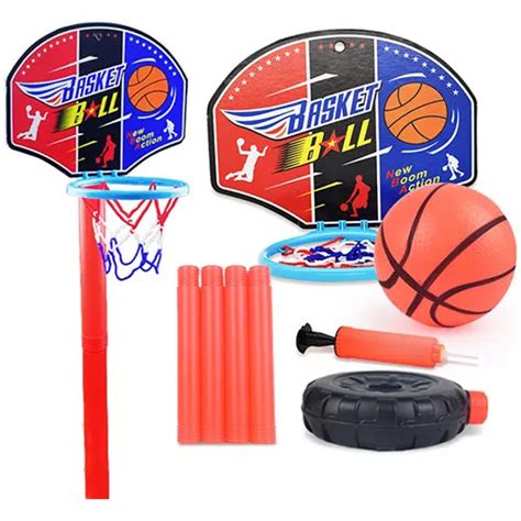 Jogo Basquete Infantil Mini Tabela Cesta Bola Porta Parede