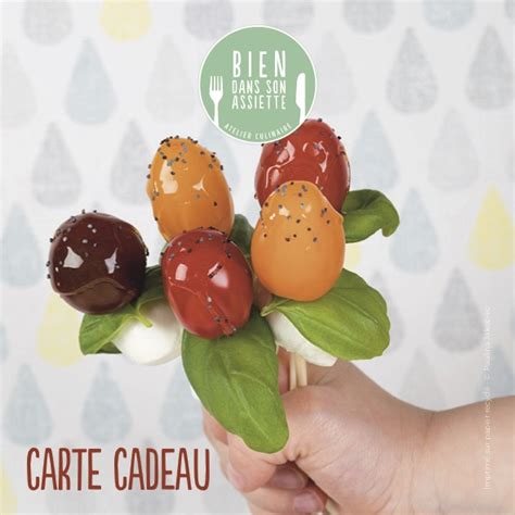 Carte Cadeau BIEN DANS SON ASSIETTE