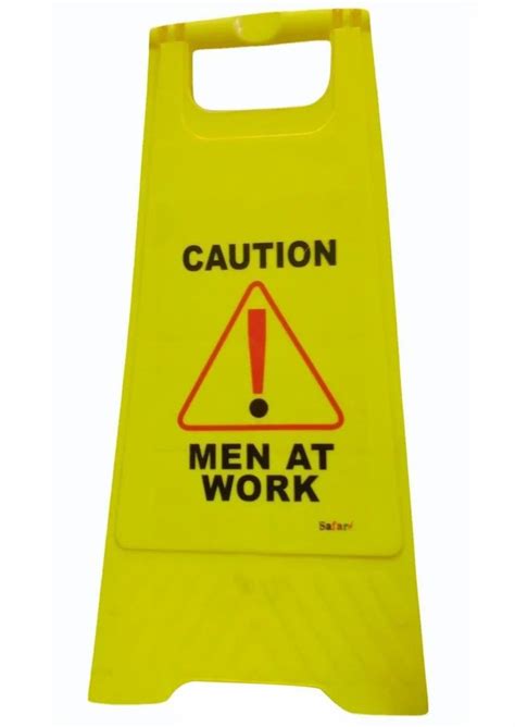 Plastic Yellow Caution Sign Board At Rs 210piece In New Delhi Id