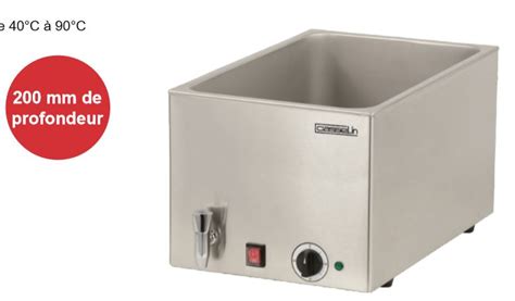 Bain Marie Avec Robinet De Vidange Gn Mm Casselin