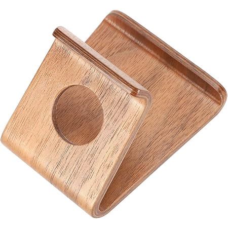 Handy Ständer Holz Handyhalterung Bambus Holz Desktop Tablet Halter