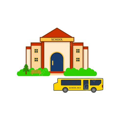 Gambar Gedung Sekolah Png