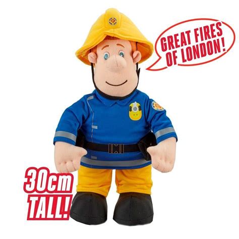 Fireman Sam 12 Inch Talking Soft Toy Character Toys