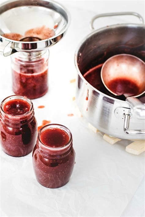 Strawberry Rhubarb Freezer Jam With No Pectin Smells Like Delish