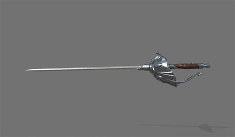 3D model Epee 1 sword VR / AR / low-poly | CGTrader