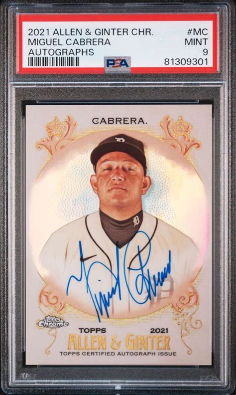 Yahoo Topps Allen Ginter Chrome Miguel Cabre