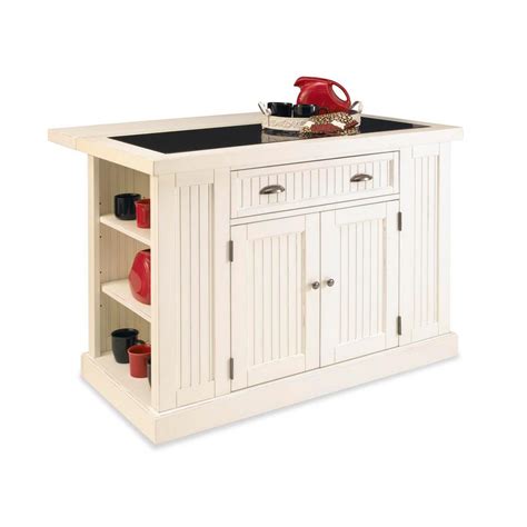 Home Styles Nantucket White Kitchen Island With Granite Top 5022-94 ...