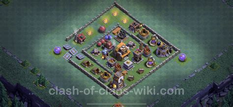 Meisterhütte Lvl 5 Anti 2 Sterne Base Link Layout Nachtdorf Coc Clash Of Clans Mh5 Bh5