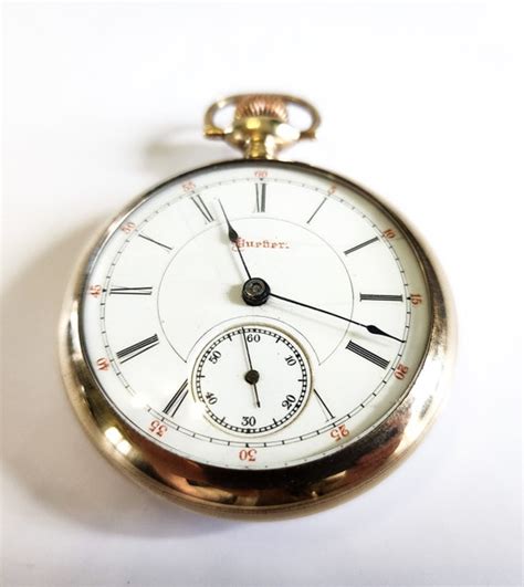 1891 15 Jewel Hampton Dueber Pocket Watch Gem