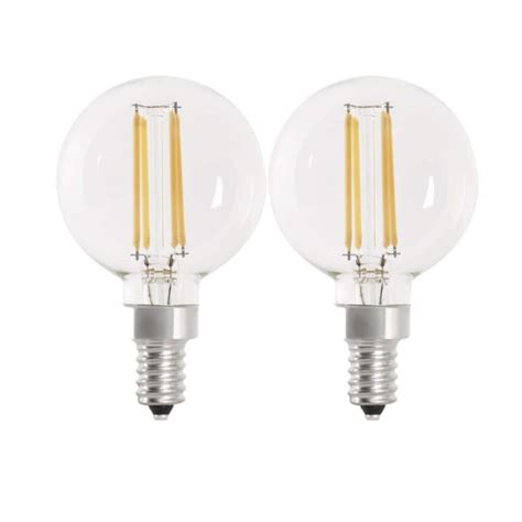 Feit Electric Watt Equivalent G Globe Dimmable Filament Clear