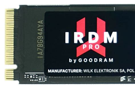 GoodRAM IRDM Pro M.2 (2 TB): SSD sľubujúce špičkový výkon - HWCooling.net