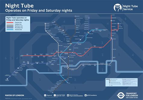 TfL unveils Night Tube map