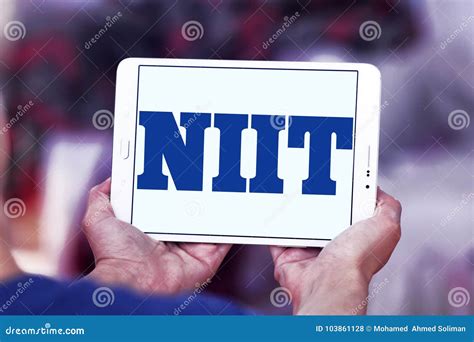 NIIT Limited company logo editorial stock photo. Image of commercial ...