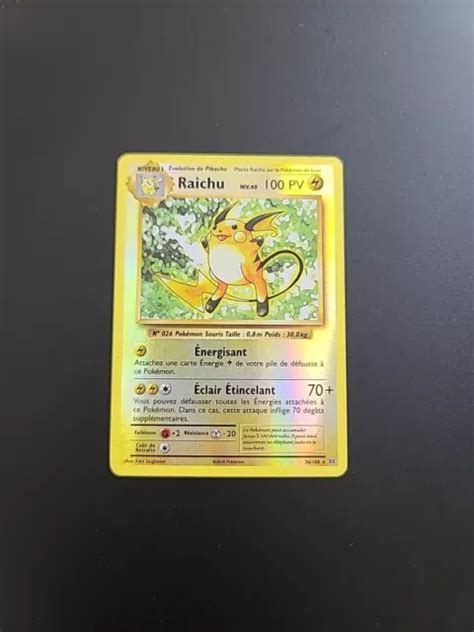 CARTE POKÉMON RAICHU 36 108 Reverse XY Evolution EUR 8 99 PicClick FR