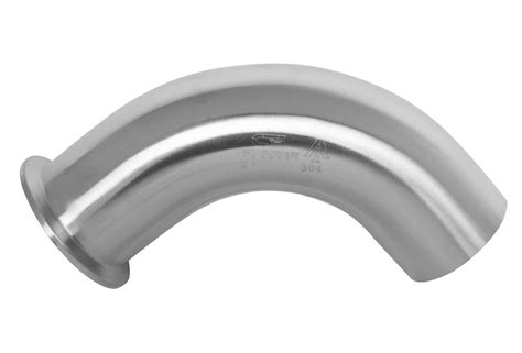 Degree Sanitary Stainless Steel Elbow Clamp Weld Bend Fitting