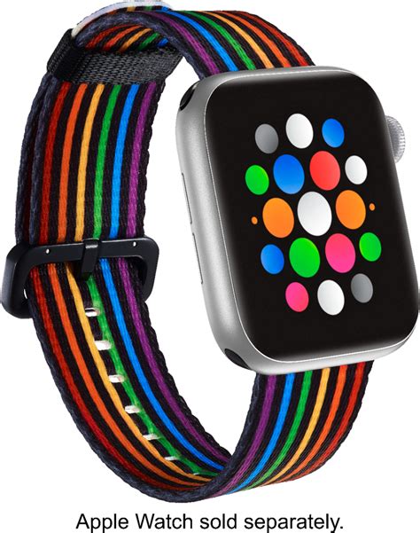 Best Buy Modal™ Woven Nylon Band For Apple Watch 42 44 45mm Series 1 8 And Apple Watch