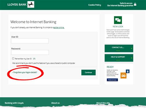 Lloyds Bank - Internet Banking - Using Internet Banking