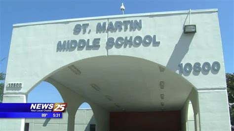 Second Bomb Threat this Week at St. Martin Middle School - WXXV News 25