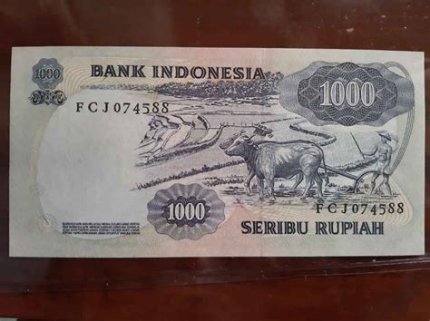 Uang Kuno 1000 Rupiah Diponegoro Tahun 1975