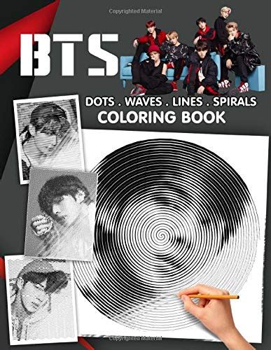 BTS Dots Lines Spirals Waves Coloring Book A Must Have Item For