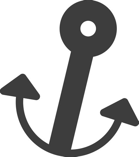 Anchor Black Shadow Icon Travel Icon Set 14576696 Png