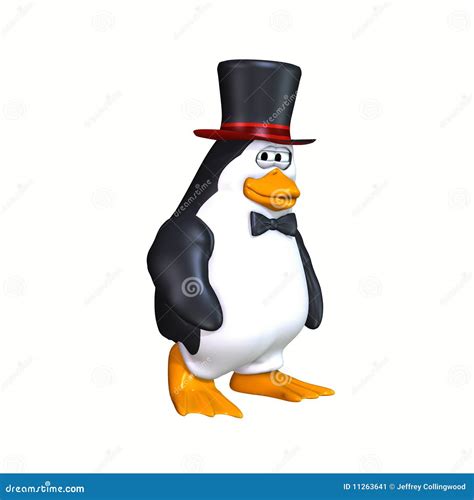 Top Hat Penguin Stock Image Image 11263641