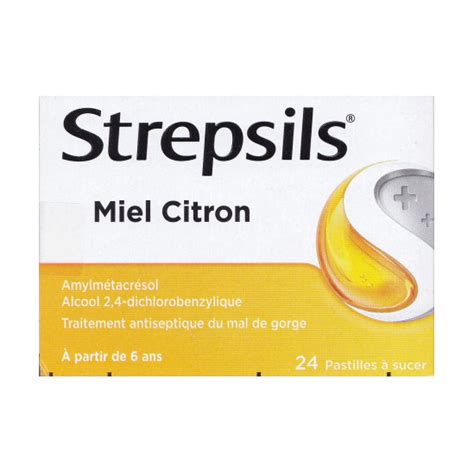 Strepsils Miel Citron Pastilles Boite De Pharmacie De La Poste