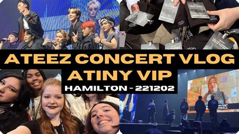 ATEEZ Concert Vlog ATINY VIP Hamilton Toronto Canada 221202