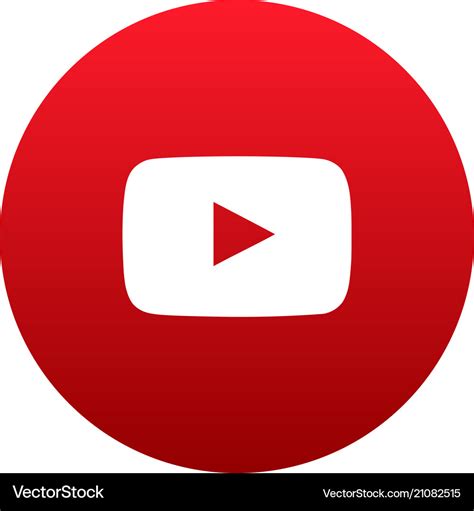 Youtube icon Royalty Free Vector Image - VectorStock