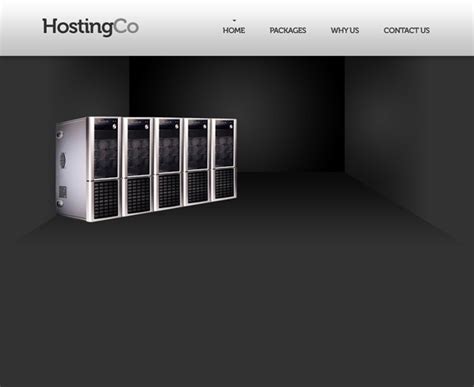 Design A Super Sleek Hosting Layout Psdfan