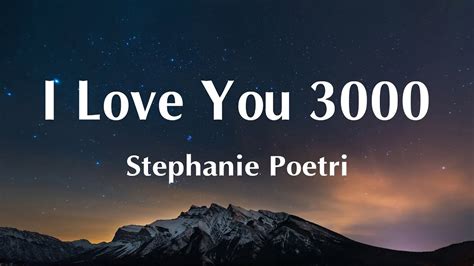 Stephanie Poetri I Love You 3000 Lyrics YouTube