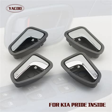 Manija De Puerta Interior Para KIA PRIDE Juego De 4 Piezas Para Coche