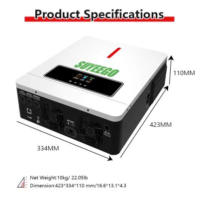 suyeego kw hybrid solar inverter mppt  grid inverter