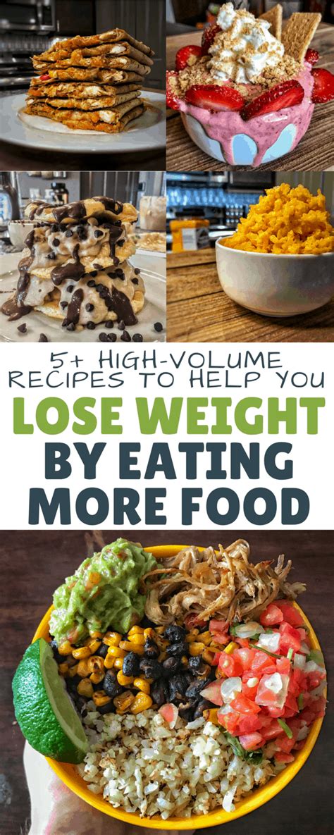 5 Easy High Volume Recipes for Fat Loss and Healthy Eating Without ...