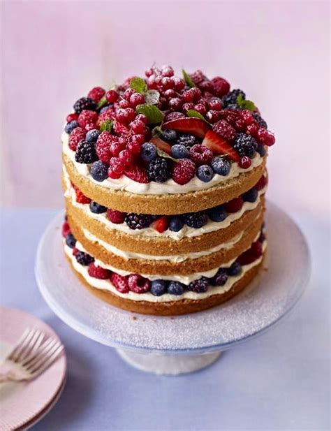 Naked Cake De Frutas Vermelhas Artofit