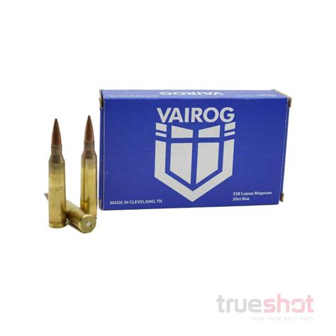 Vairog 338 Lapua Mag 250 Grain Sierra Match King Hpbt