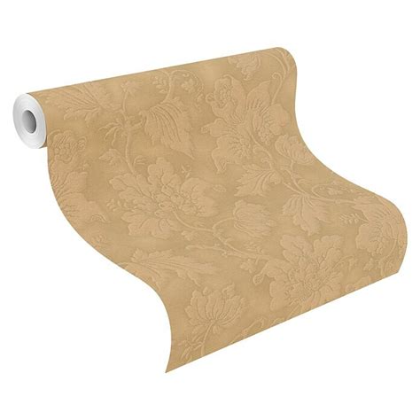 Rasch Trianon XIII Vliestapete Ranke Mattgold Floral 10 05 X 0 53 M