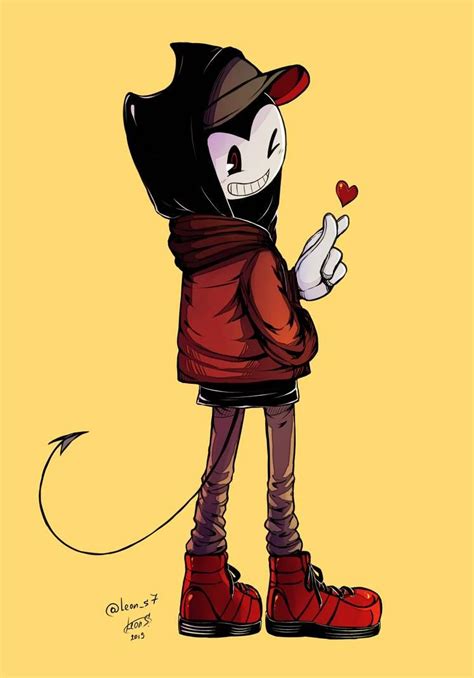 Cool Bendy Casual Outfit Kpop Heart Bendy And The Ink Machine Clothes