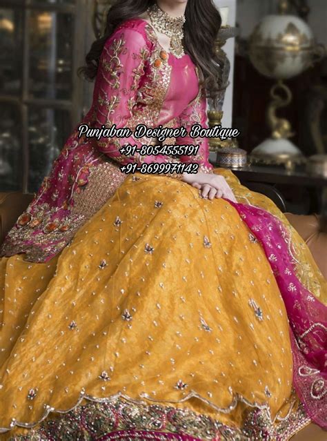 Party Wear Lehenga Design Punjaban Designer Boutique