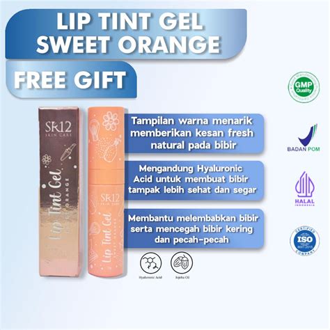 Jual Lip Tint Gel Sweet Orange Sr Lip Tint Awet Tahan Lama Cheek