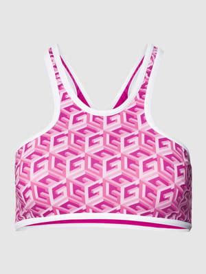 Guess Bikini Hose Mit Allover Muster Modell SPORTY CHIC Pink Online