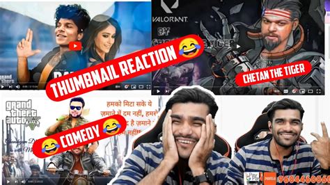 Thumbnail Reaction On Chetan The Tiger Shreeman Legend Live Funny