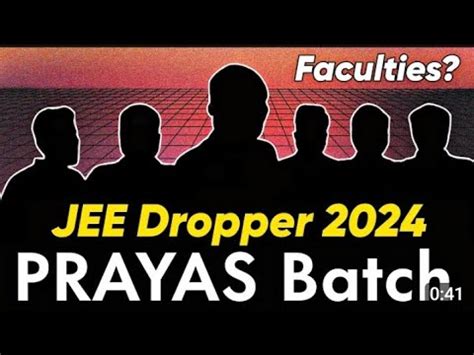 Prayas 2 0 Faculty Revelled 2025 JEE Dropper Batch Prayas JEE