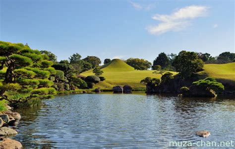 The Suizenji garden Mount Fuji