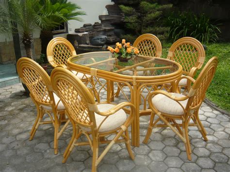 Bali Dining Room Set Rattan Furniture Rattan Harapan Furniture