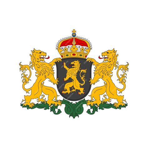 Premium Vector | Netherlands coat of arms North Brabant heraldry