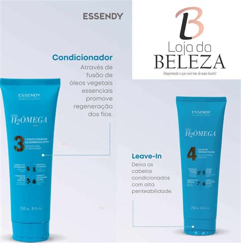 KIT SERIE H2OMEGA ESSENDY HOME CARE 4 PRODUTOS