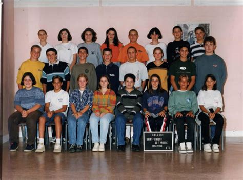 Photo De Classe 3e De 1997 Collège Copains Davant