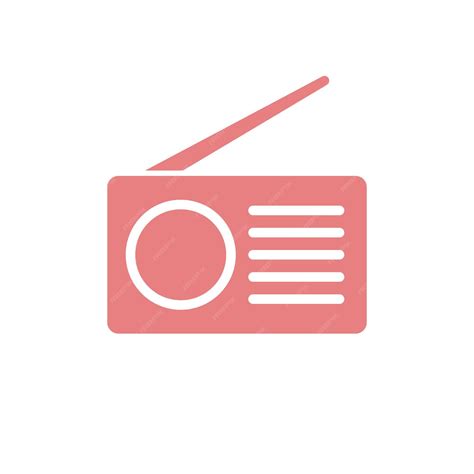 Premium Vector Radio Icon Vector Template Illustration Design